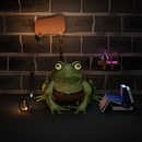 Il mio progetto del corso: fantasy frog. Un projet de 3D, Conception de personnages, Modélisation 3D, Conception de personnages 3D , et Conception 3D de Salvatore Franco - 07.02.2023
