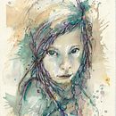 My project for course: Experimental Portraiture with Ink, Tea and Alcohol. Un progetto di Belle arti, Pittura, Disegno e Illustrazione con inchiostro di Randall - 05.02.2023