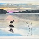 Atmospheric Landscapes in Watercolor . Fine Arts, Painting, and Watercolor Painting project by Alan A - 02.07.2023