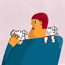 Fun with Faces. Een project van Traditionele illustratie van Stella Salumaa - 08.02.2023