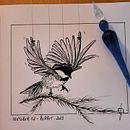 Inktober 52 - Prompt #2 - Puppet Ein Projekt aus dem Bereich Traditionelle Illustration, H, werk und Illustration mit Tinte von julieguenette - 08.02.2023