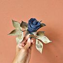 Meu projeto do curso: Flores de tecido: crie acessórios 3D com denim. Floral, Plant Design, and Textile Design project by Annà Tôrres - 02.08.2023