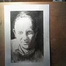 Ritratto a carboncino esercizio terza unità corso "ritratti con atmosfera". Ilustração tradicional projeto de Riccardo Granata - 07.02.2023