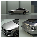 Volvo S90 Recharge Blender Animation Commercial. 3D, Animation, Design, Automotive Design, Photograph, Art Direction, Audiovisual Production, Film, Video, and TV project by Darío Berna - 12.01.2022