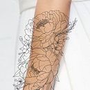 Mi proyecto del curso: Tatuaje botánico con puntillismo. Ilustração tradicional, Desenho de tatuagens e Ilustração botânica projeto de Elena Bernier Alonso - 07.02.2023
