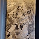 Sketch - Stormtrooper Ein Projekt aus dem Bereich Traditionelle Illustration, Design von Figuren, Zeichnung, Concept Art, Sketchbook und Illustration mit Tinte von heitormota - 09.02.2023