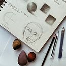 Mi proyecto del curso: Sketchbook de retrato: explora el rostro humano Ein Projekt aus dem Bereich Skizzenentwurf, Zeichnung, Porträtzeichnung, Artistische Zeichnung und Sketchbook von Miguel Monteverde - 09.02.2023