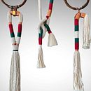 PROYECTOS MACRAME CON MATERIALES NO CONVENCIONALES. Design, Accessor, Design, Creativit, Fiber Arts, and Textile Design project by Monica Uribe - 02.09.2023