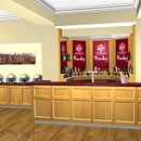 The Mount Hotel - Bar & Buffet area . % Jonathan Bell tarafından hazırlanan İç Mimarlık, İç Tasarım, Ve Grafik Tasarım projesi - 02.09.2023