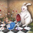 El Maravilloso renacer de Alicia (The wonderful rebirth of Alice). Un projet de Illustration traditionnelle, Beaux Arts, Conception de personnages, Dessin, Dessin artistique, Manga, Dessin aux cra , et ons de couleur de Daira Samaniego Tovar - 10.02.2023