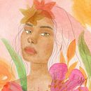 Mon projet du cours : Portrait illustré à l’aquarelle. Un projet de Illustration traditionnelle, Beaux Arts, Peinture, Dessin, Aquarelle, Dessin de portrait , et Dessin artistique de zabouloum - 11.02.2023