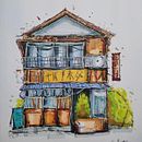 Mi proyecto del curso: Dibujo arquitectónico expresivo con marcadores de colores. Sketching, Drawing, Architectural Illustration, Sketchbook & Ink Illustration project by sandra_pina_94 - 02.12.2023