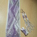 My project for course: Beaded Jewelry Design: Weave Elegant Patterns. Un projet de Création d'accessoires, Artisanat, Design de bijoux , et Art textile de marta_ms - 12.02.2023