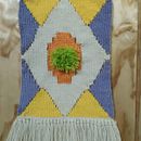Mi proyecto del curso: Tejido de tapices en telar de alto lizo. Un proyecto de Artesanía, Decoración de interiores, Tejido, Telar y Diseño textil de maria_vero_altamirano - 12.02.2023