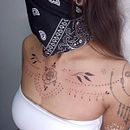 Meu projeto do curso: Desenho de tatuagem blackwork. Un progetto di Illustrazione tradizionale, Illustrazione digitale e Design di tatuaggi di jqstdiniz - 13.02.2023