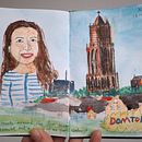 My project for course: Artistic Watercolor Sketching: Dare to Express Your Ideas. Un progetto di Illustrazione tradizionale, Bozzetti, Creatività, Disegno, Pittura ad acquerello e Sketchbook di xinneke - 12.02.2023