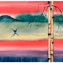 My project for course: Atmospheric Landscapes in Watercolor . Un proyecto de Bellas Artes, Pintura y Pintura a la acuarela de Jaladhi Pujara - 14.02.2023