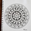 Meu projeto do curso: A arte de desenhar mandalas: crie padrões geométricos . % Carmem Veruska tarafından hazırlanan Çizim, Mürekkep İllüstras, Ve onu projesi - 02.14.2023