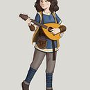 Meu projeto do curso: Concept art para design de personagens e worldbuilding. Un progetto di Illustrazione tradizionale, Character design, Illustrazione digitale, Arte concettuale, Disegno digitale e Pittura digitale di luizaacardoso98 - 15.02.2023