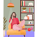 Mi proyecto del curso: Ilustración digital colorida en Procreate. Ilustração tradicional, Desenho, Ilustração digital, e Desenho digital projeto de Olivia Mercado Velasco - 16.02.2023