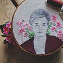 Il mio progetto del corso: Creazione di ritratti ricamati. Embroider, and Textile Design project by elf.91 - 02.16.2023