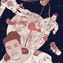 De La Soul in Space!. Un proyecto de Ilustración tradicional, Ilustración digital e Ilustración editorial de Darren Riley - 14.02.2023