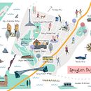  Illustrated Map Creation: Reflecting a City's Essence Ein Projekt aus dem Bereich Traditionelle Illustration, Infografik, Zeichnung, Digitale Illustration und Digitale Malerei von Carol Bowen - 17.02.2023