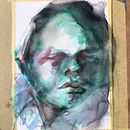 Mijn project van de cursus: Artistiek portretteren met aquarel. Un progetto di Belle arti, Pittura, Pittura ad acquerello e Disegno di ritratti di Nienke Hartog - 17.02.2023