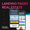 Diseño de landing pages para real state. Un proyecto de UX / UI y Diseño Web de Diego Amorin Segovia - 03.02.2023