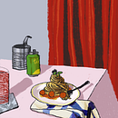 still life with pasta. Traditional illustration project by darida - 10.11.2021