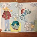 Mon projet du cours : Création de personnages à partir de dessins d’observation . Ilustrasi tradisional, Desain Karakter, Menggambar, Dan Buku sketsa proyek oleh Adèle Massin - 02.19.2023