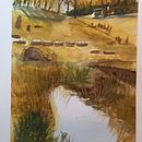 Mi proyecto del curso: Paisajes naturales en acuarela Ein Projekt aus dem Bereich Bildende Künste, Malerei und Aquarellmalerei von anaperezolleros - 19.02.2023