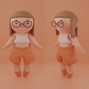 Mi proyecto del curso: Creación de personajes kawaii en 3D con Blender . Ilustrasi tradisional, Desain Karakter, Ilustrasi Digital, pemodelan 3D, Dan Manga proyek oleh kandelasoriano - 02.16.2023