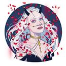 Red flowers. Een project van Traditionele illustratie van Alice Gandini - 21.02.2023