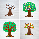 Educational play mat for children "Seasons". Costura, e Criatividade para crianças projeto de Iryna Rozdobudko - 22.02.2023