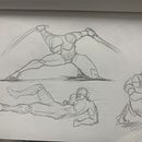 dibujos cuerpo humano , dibujo en movimiento . Een project van Traditionele illustratie, Tekening met potlood y  Artistieke tekening van violeta_guzmanm - 22.02.2023
