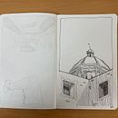 Mi proyecto del curso: Diario ilustrado: llena tu sketchbook de vivencias. Traditional illustration, Sketching, Drawing, Sketchbook & Ink Illustration project by Dante Reyna - 02.22.2023