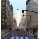 La Torre Blanca Ein Projekt aus dem Bereich Bildende Künste, Aquarellmalerei und Architektonische Illustration von Carlos Rincón - 22.02.2023