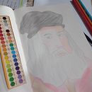 Meu projeto do curso: Desenho de retratos vibrantes com lápis de cor. Un proyecto de Dibujo, Dibujo de Retrato, Sketchbook y Dibujo con lápices de colores de denisecorrea2803 - 22.02.2023