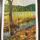 Il mio progetto del corso: Pittura di paesaggi realistici ad acquerello. Projekt z dziedziny  Sztuki piękne,  Malarstwo, Sketching, Malowanie akwarelą, Ilustracja naturalist i czna użytkownika astrattalab - 22.02.2023