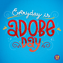 Lettering Adobe Day. Traditional illustration, Design, and Lettering project by Gabi Ferraz - 02.23.2023