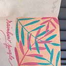 Rainbow jungle . Un projet de Illustration traditionnelle, Création de motifs, Illustration botanique , et Carnet de croquis de Tatiana Ehresmann - 24.02.2023