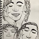 Mein Abschlussprojekt für den Kurs: Zeichnen für Anfänger Niveau -1 . Desen în creion, Desen, Crearea cu copiii și Caiet de schițe de Sabine Balles - 02.25.2023