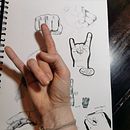 Mein Abschlussprojekt für den Kurs: Zeichnen für Anfänger Niveau -1. Een project van Tekening met potlood,  Tekening, Creativiteit met kinderen, Sketchbook y Traditionele illustratie van Daniela Exner - 22.12.2022