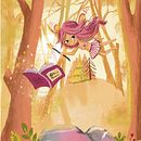 Mein Abschlussprojekt für den Kurs: Kinderbuchillustrationen in Procreate: Male magische Szenerien. Ilustração tradicional, Ilustração digital, Ilustração infantil, Pintura digital, e Álbum ilustrado projeto de Maja Weber - 25.02.2023