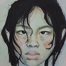 Meu projeto do curso: Retrato artístico em Aquarela. Fine Arts, Painting, Watercolor Painting, and Portrait Drawing project by Ana Julia Nedochetko - 02.18.2023