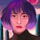 My project for course: Digital Fantasy Portraits with Photoshop. Projekt z dziedziny Trad, c, jna ilustracja,  R, sunek, Ilustracja c, frowa, Portret, R, sunek c, frow, Malarstwo c i frowe użytkownika claramaria882 - 26.02.2023