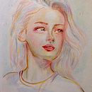 My project for course: Vibrant Portrait Drawing with Colored Pencils. Desenho, Desenho de retrato, Sketchbook, e Desenho com lápis de cor projeto de tacochang14 - 24.02.2023