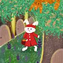 My project for course: Children’s Illustration with Procreate: Paint Magical Scenes - Little Red Rabbit Coat. Een project van Traditionele illustratie, Digitale illustratie, Kinderillustratie,  Digitaal schilderij y Prentenboeken van Louise O'Connell - 25.02.2023