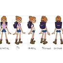 Mi proyecto del curso: Diseño de personajes para animación con Photoshop. Animation, Character Design, and Character Animation project by leandro.cancro - 02.26.2023